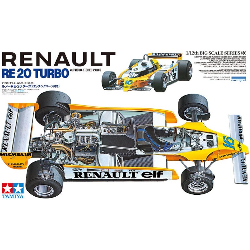 TAMIYA 12033 Maquette RENAULT RE-20 TURBO