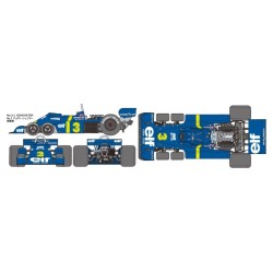 TAMIYA 12036 Maquette Tyrrell P34 SIX ROUES