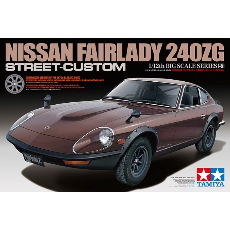 TAMIYA 12051 Maquette NISSAN FAIRLADY 240ZG STREET-CUSTOM